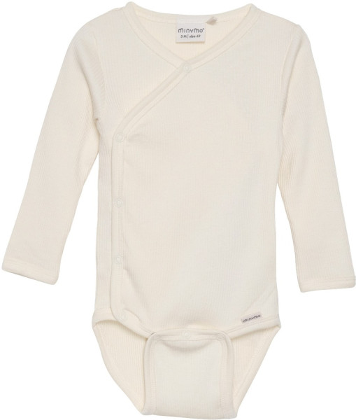 Minymo Kinder Body Longsleeve Wrap Body LS Rib