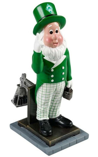 SV Werder Bremen Gartenzwerg Eiswette Fussball Grün