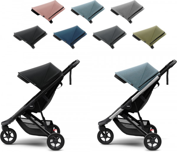 Thule Kinderwagen Verdeck Spring Canopy Teal Melange