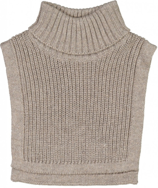 Wheat Kinder Gestrickter Halswärmer Knitted Neckwarmer Zaza Warm Grey Melange-Onesize