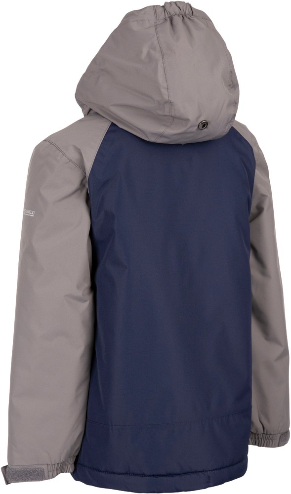 Allora Girls' Unpadded Waterproof Rain Jacket in Bluetone