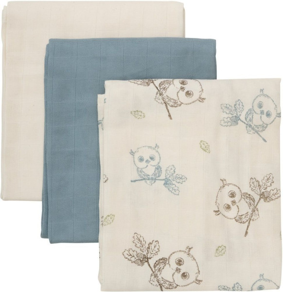Pippi Babywear Kinder Windel Organic Muslin Cloth (3-Pack) 5973