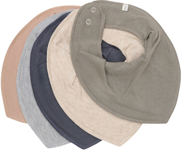 Pippi Babywear Kinder Lätzchen Bandana Bib Solid (5-Pack) 5203