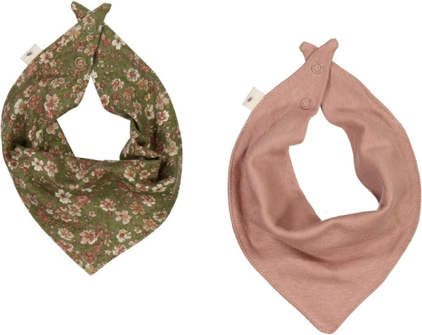Wheat Kinder 2 Lätzchen Bib Eden Flowers Powder-Onesize