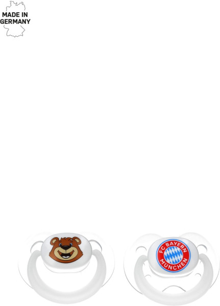 FC Bayern München Schnuller Glow in the Dark 2er 34965