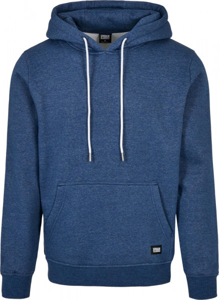Urban Classics Basic Melange Hoody Bluelightmelange