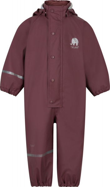 CeLaVi Kinder Regenset Rainwear Suit Solid PU Rose Brown