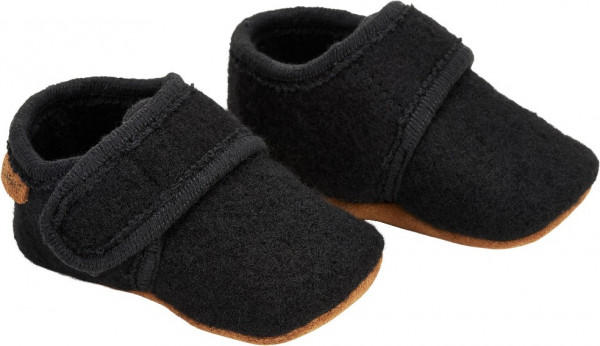 En Fant Kinder Baby shoes Baby Wool slippers 250008-Black