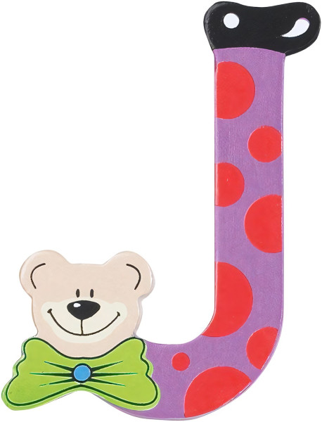 Playshoes Kinder Holz-Buchstaben J