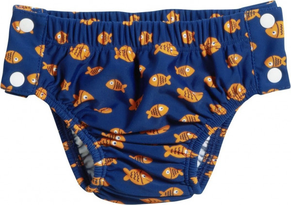 Playshoes Kinder Badehose UV-Schutz Windelhose Krokodil zum Knöpfen Marine