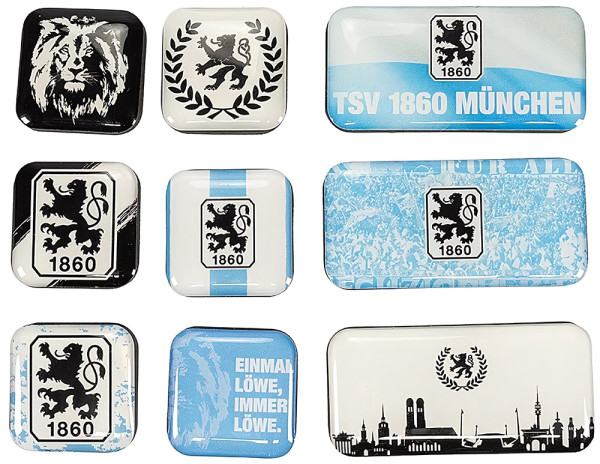 TSV 1860 München Magnet Victory 9er Set
