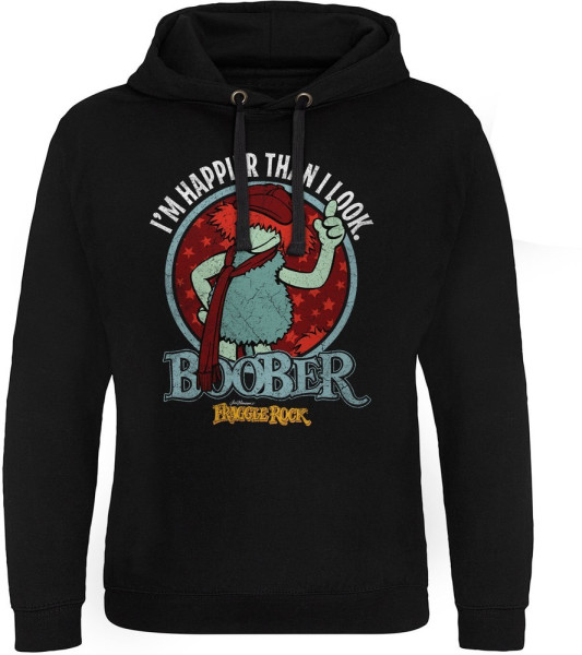 Fraggle Rock Boober Happier Than I Look Epic Hoodie