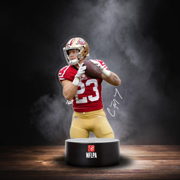 San Francisco 49ers LED Light Player 'MC CAFFREY'