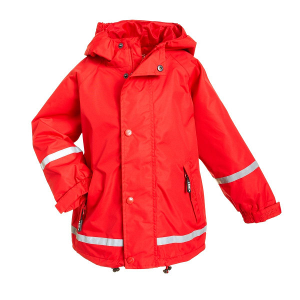 BMS Kinder Regenjacke Kids Jacke Räuberwald Pro Rot