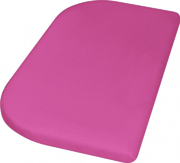 Playshoes Kinder Jersey-Spannbettlaken 89x51+10 cm (2er Pack) Pink