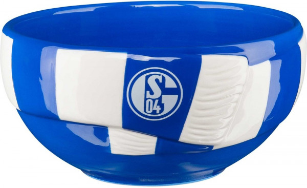 FC Schalke 04 S04 Müslischale Schal Fußball Blau