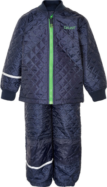 Celavi Kinder Thermo Set Basic Thermal Set Solid Dress Blues