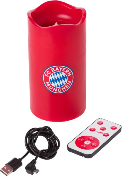 FC Bayern München LED Kerze mit Leuchtfunktion 32858