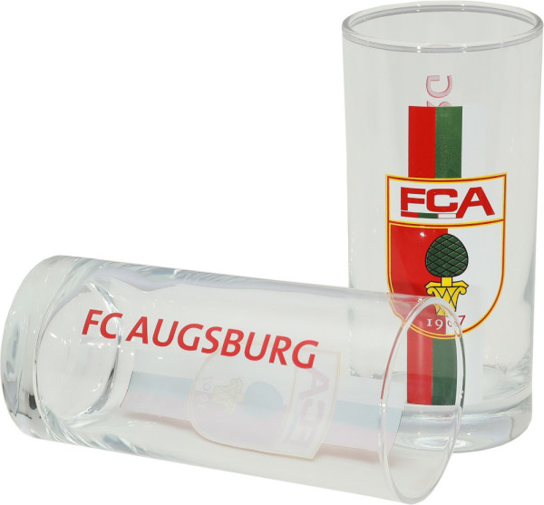 FC Augsburg Trinkglas 2er Set 1023405-0,2l