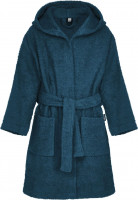 Playshoes Kinder Frottee-Bademantel Marine
