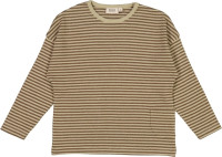 Wheat Kinder Langarm-Shirt T-Shirt Addison Mulch Stripe