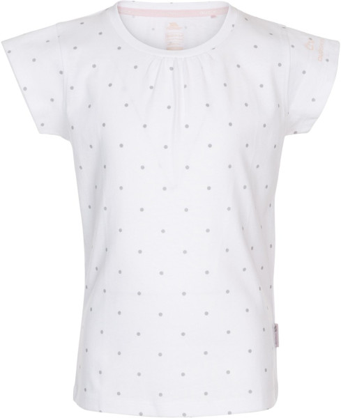 Trespass Kinder T-Shirt Harmony - Girls T-Shirt White Pale Grey Dot