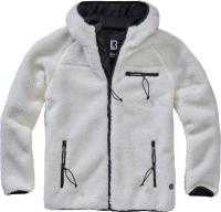 Brandit Herren Jacke Teddyfleece Worker Jacket White Brandit Herren Jacke Teddyfleece Worker Jacket White