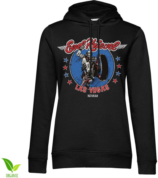 Evel Knievel In Las Vegas Girls Hoodie Damen Black