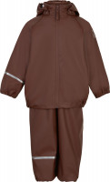 CeLaVi Kinder Regenset Basic Rainwear Set Recycle PU Rocky Road