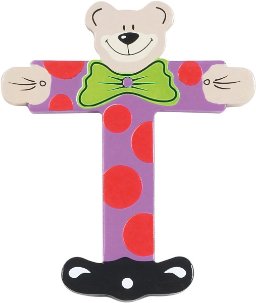 Playshoes Kinder Holz-Buchstaben T