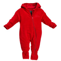 BMS Kinder / Kleinkinder Antarctic Clima-Fleece Baby Overall Rot