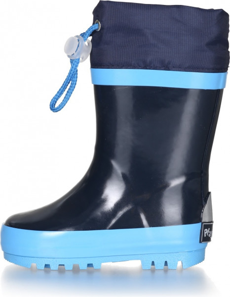 Playshoes Kinder Gummistiefel Basic gefüttert Marine