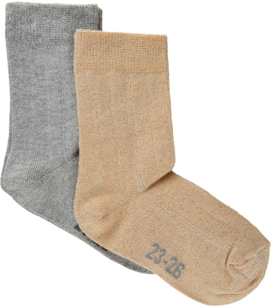 Minymo Kinder Socken Ankle sock w. lurex (2-pack)