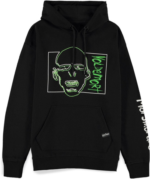 Harry Potter: Wizards Unite - Voldemort Men's Line Art Hoodie Black