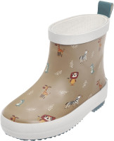 Playshoes Kinder Gummistiefel Halbschaft Wildtiere 180375