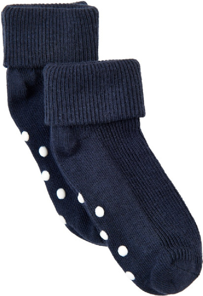 Minymo Kinder Baby Socken Baby rib sock w. ABS (2-pack)