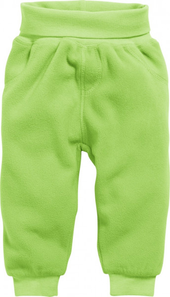 Schnizler Kinder Baby Pumphose Fleece mit Strickbund Grün