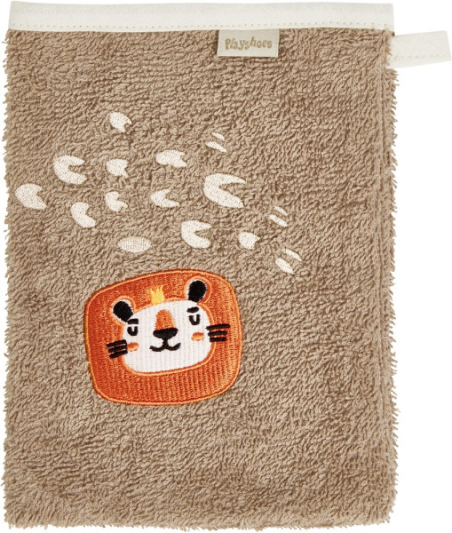 Playshoes Kinder Frottee-Waschhandschuhe Wildtiere 340078