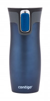 Contigo Thermobecher Westloop Autoseal Monaco Blue Matt mit 470ML Fassungsvermögen