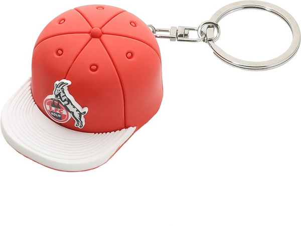 1. FC Köln Schlüsselanhänger 'Cap' mit Flaschenöff