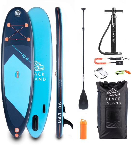 Black Island Mavi SUP 10'6 Package Blue