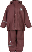 CeLaVi Kinder Regenset Basic Rainwear Set Solid PU Rose Brown CeLaVi Kinder Regenset Basic Rainwear Set Solid PU Rose Brown