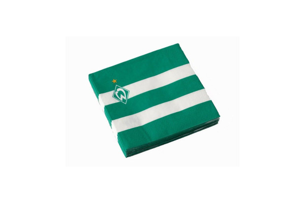 SV Werder Bremen Servietten 20er Pack Fussball