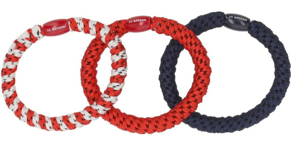 FC Bayern München Haargummi 3er-Set 34979