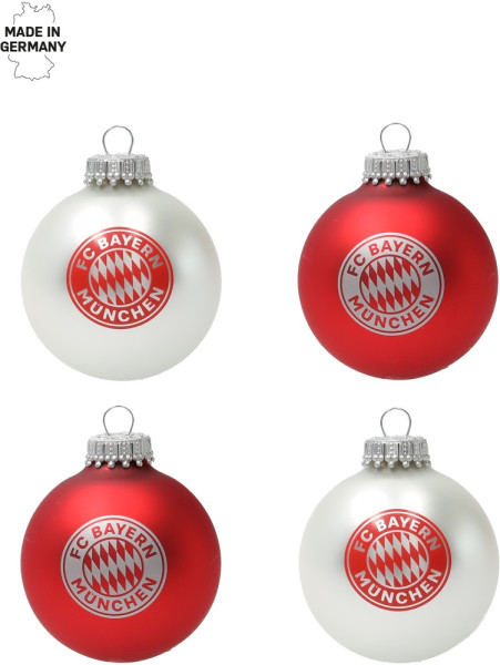 FC Bayern München Christbaumkugel 4er Set 35371