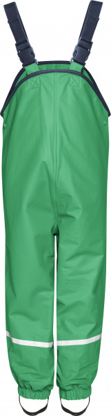 Playshoes Kinder Fleece-Trägerhose grün