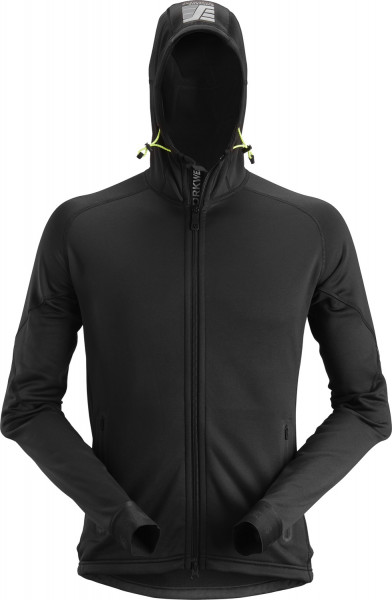 Snickers Workwear FlexiWork Stretch Fleece Hoodie PT 2.0 schwarz