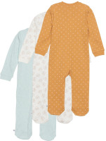 Pippi Babywear Jungen Kinder Schlafanzug Nightsuit w/f w.zipper-AOP