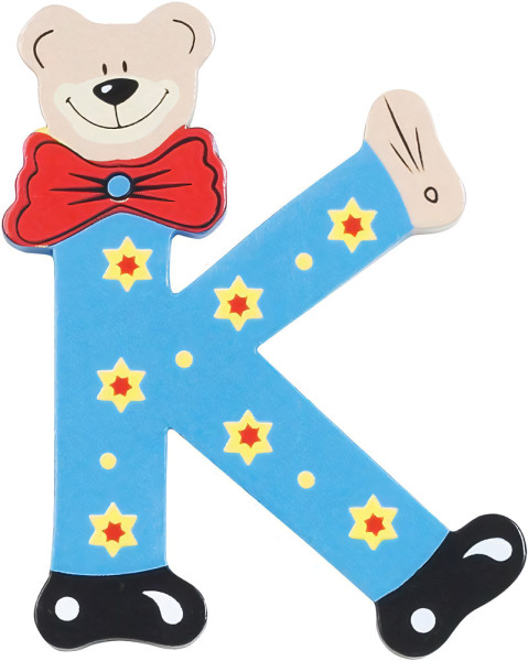 Playshoes Kinder Holz-Buchstaben K
