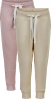 Minymo Mädchen Jogginghose Basic 37 Sweat Pant (2er Pack) Violet Ice